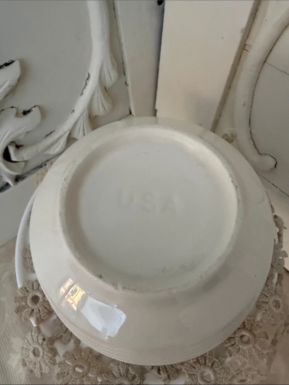 Ironstone  Beehive Bowl USA